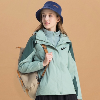 Móc áo khoác cặp hai mảnh có tên lớn 2022 mùa thu và mùa đông mới của nam giới giản dị cộng với áo khoác nữ dày nhung