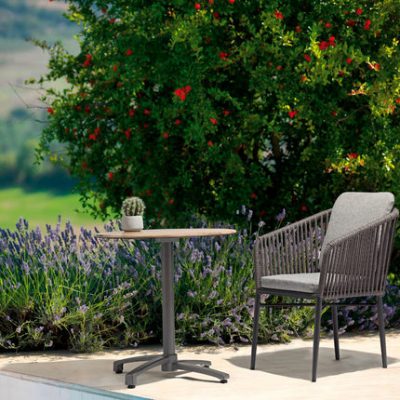 bàn ghế ngoài trời agio sân vườn nhôm đúc ba mảnh bàn ghế sắt sân vườn ban công ghế thư giãn đơn giản và hiện đại