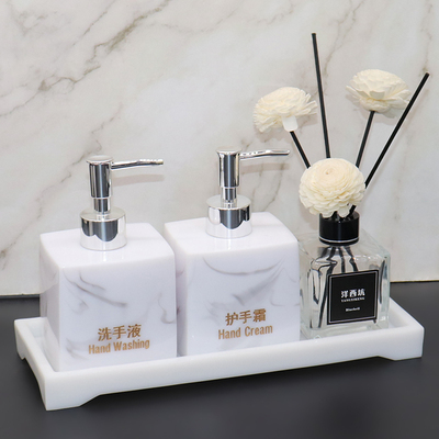 Khách sạn chai nước rửa tay chai kem tay đặt khay phòng tắm trang trí mô hình phòng tắm phòng tắm đồ vệ sinh cá nhân Bắc Âu
