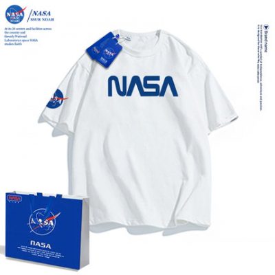NASA chung trang web chính thức cửa hàng hàng đầu thủy triều thương hiệu nam ngắn tay 2022 cặp đôi nhỏ mới áo phông mùa hè