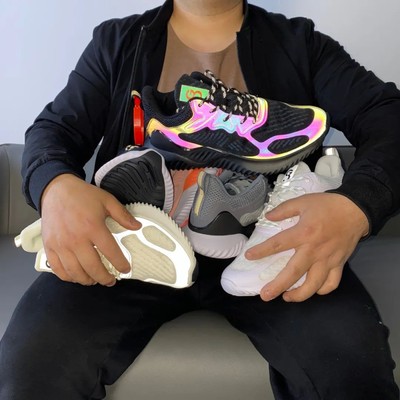 Hàng hiếm ~ Nhà máy quần áo nam ngoại thương Xuất khẩu Đuôi đơn Cặp đôi Mùa hè Lưới khâu Thể thao thông thường Giày bố