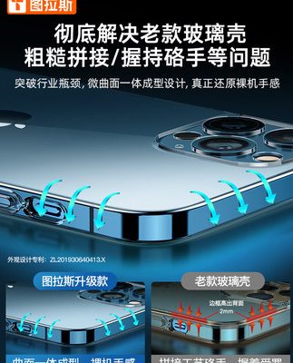 Tulas phù hợp cho điện thoại di động iPhone12 Ốp lưng Apple 12ProMax glass Pro trong suốt Max siêu mỏng Chống rơi bảo vệ Mini bao gồm cả vỏ mới dành cho nữ và nam cao cấp por triều cao cấp i