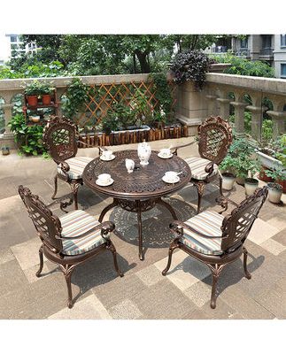 Bàn ghế thư giãn ngoài trời kết hợp sân vườn ngoài trời ban công ngoài trời đơn giản bàn ghế hiện đại ngoài trời bàn ghế nhôm đúc sắt rèn