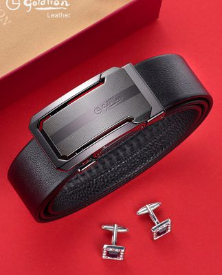 Thắt lưng nam thắt lưng goldlion khóa tự động hàng hiệu cao cấp hàng hiệu cao cấp da bò nguyên tấm hàng hiệu cao cấp
