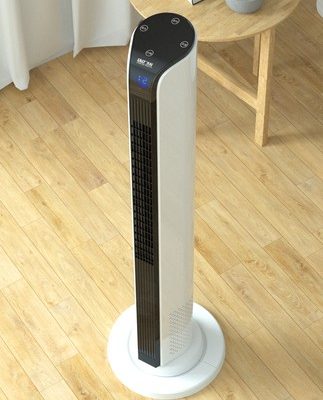 Xianke quạt tháp quạt điện lưu thông quạt sàn câm bảng ký túc xá quạt không cánh đứng quạt điều khiển từ xa lắc đầu quạt điện lớn