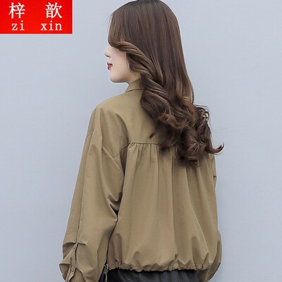 Áo khoác mỏng nữ công cụ ngắn áo khoác mùa xuân và mùa thu 2021 xu hướng áo khoác mỏng kết hợp vừa rộng vừa nhỏ mới