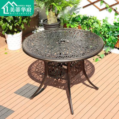 Bàn ghế ngoài trời ban công bàn ghế nhỏ sân trong bàn nhôm đúc sân vườn ngoài trời sân vườn ngoài trời bàn ghế sắt rèn thư giãn