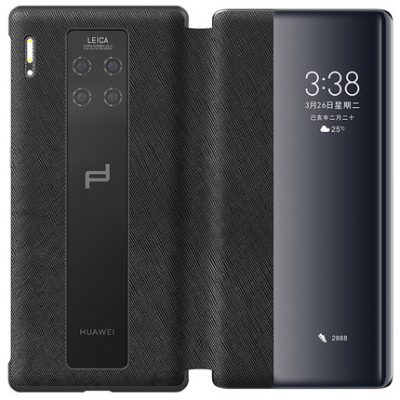 Spot new phù hợp với Huawei Mate30RS Vỏ da điện thoại Porsche bao da mate40RS bao da thông minh 5g nắp gập mete20RS phiên bản giới hạn RS Bao da bảo vệ m30 chống rơi cho nam và nữ Hua p