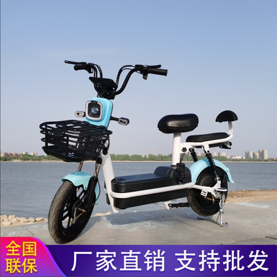 Tiêu chuẩn quốc gia mới xe điện phụ nữ nhỏ xe đạp điện người lớn xe điện mới xe điện Aima Yadi cùng đoạn