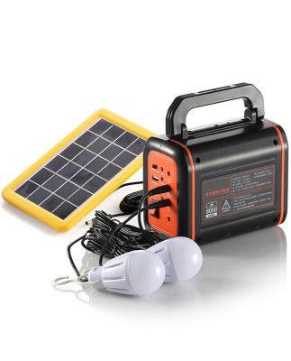 LED ánh sáng mặt trời ngoài trời trong nhà chiếu sáng khẩn cấp siêu sáng quang điện hệ thống phát điện thiết bị sạc điện thoại di động