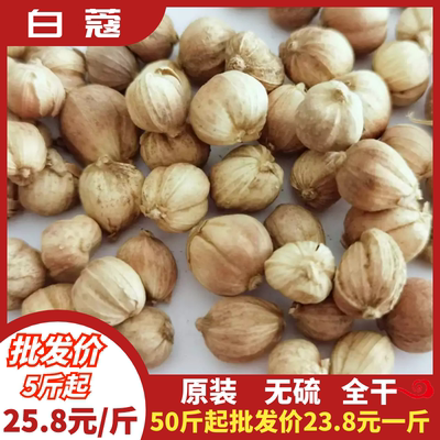 500g bạch đậu khấu trắng bạch đậu khấu không chứa lưu huỳnh nguyên bản đầy đủ gia vị khô lẩu nướng thịt ướp gia vị gia vị