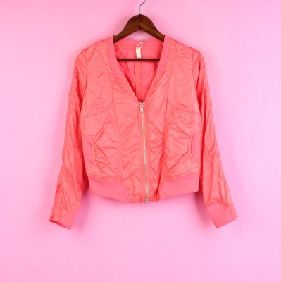 109XY757 Cổ phiếu Cắt Nhãn Phụ nữ mới Mùa xuân Thu Cardigan V Cổ dài Tay áo Đơn giản Áo khoác Hàng đầu Áo khoác ngắn