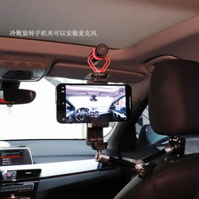 Điện thoại di động ô tô góc nhìn thứ nhất khung chụp khung ô tô ghế sau tựa đầu cố định ghế điện thoại di động phụ kiện gopro