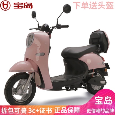 Baodao xe điện rùa nhỏ vua đèn điện hai bánh 60V cừu nhỏ người lớn takeaway ắc quy ô tô xe máy tiêu chuẩn quốc gia