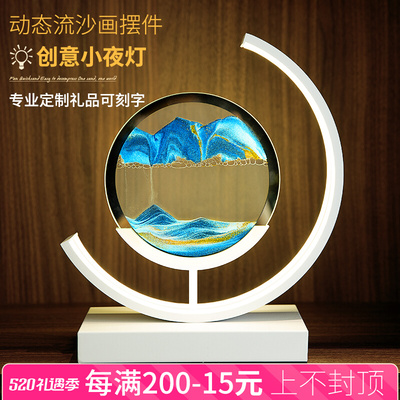 Cát lún sơn đồ trang trí phụ kiện nhà phòng khách đồng hồ cát văn phòng sáng tạo tủ tivi tủ rượu trang trí quà tặng sinh nhật