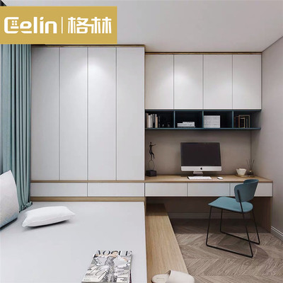 Phòng trẻ em Bắc Kinh tùy chỉnh giường tủ quần áo giường tatami tích hợp toàn bộ ngôi nhà nội thất tùy chỉnh tổng thể tủ quần áo phòng ngủ