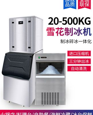Changtuo Snowflake Ice Machine Khách sạn thương mại Nhà hàng lẩu kiểu Nhật Phòng thí nghiệm hải sản Máy làm đá xay đá