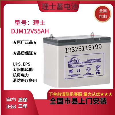 Leoch DJM1255-12-12V55AH Thiết bị phòng máy tính Điều hòa không khí UPS-DPS-Trạm cơ sở Năng lượng gió Năng lượng mặt trời
