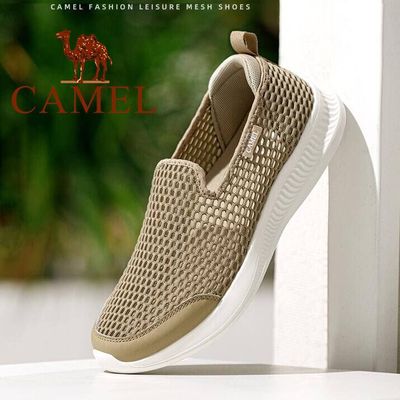 Giày lưới nam lưới lưới của nam giới Camel là thương hiệu mùa hè mềm mại đi bộ đường dài của nam giới mặc một đôi giày nam mùa hè đạp đất