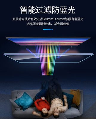 Màn hình bảo vệ mắt tivi phim trẻ em chống bức xạ ánh sáng xanh chống cháy nổ vỏ bảo vệ chống đập treo tấm cách ly 55 inch 50 bảo vệ màn hình 65 inch 70 phù hợp với LCD Xiaomi Hisense Skyworth 32