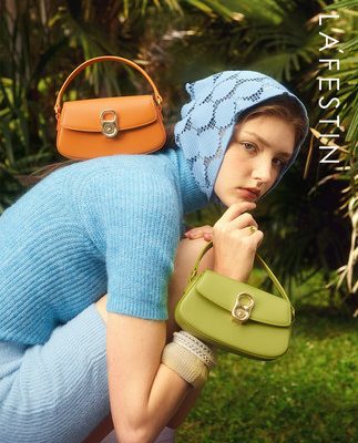 Túi nhỏ Lafistine 2022 mới thời trang mùa hè túi đeo vai xách tay túi nữ niche messenger túi yên ngựa