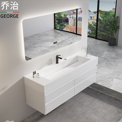 Bắc Âu đá phiến tích hợp chậu rửa phòng tắm tủ kết hợp phòng tắm chậu rửa nhà thiết kế phòng tắm chậu rửa tùy chỉnh