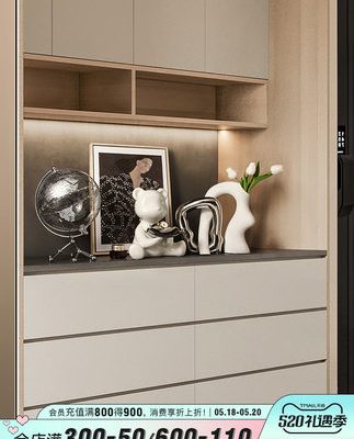 Ánh sáng sang trọng cao cấp lối vào hiên nhà trang trí tủ trang trí phòng khách nhà cửa lối vào trang trí nhẹ nhàng tủ giày trang trí lưu trữ chìa khóa