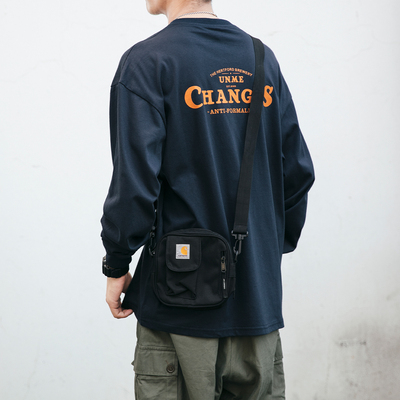 Áo phông dài tay retro của nam giới 2022 xu hướng mùa xuân và mùa thu áo sơ mi đáy áo sơ mi nam áo phông hàng đầu triều thương hiệu áo len chui đầu mỏng