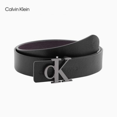 [520 món quà] Thắt lưng nam lỗ kim loại CK hai mặt thường đính nút kim loại CK Jeans HC0636