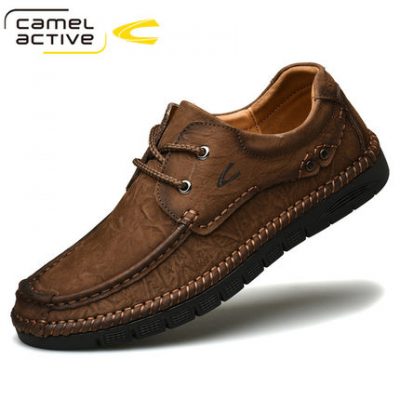 Giày nam năng động lạc đà của Đức 2022 mùa hè mới đế dày thoáng khí giày thường nam giày da nam tất cả các trận đấu