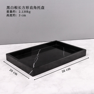 Khay đá cẩm thạch Bắc Âu trong phòng tắm bồn rửa trong phòng tắm cung cấp vật tư tấm lưu trữ hình chữ nhật