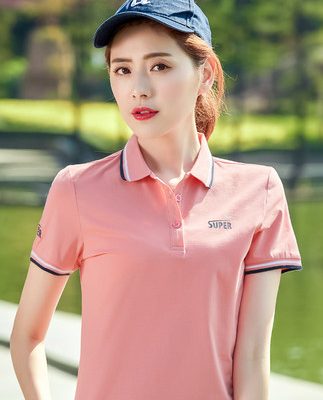 Bông ve áo ngắn tay của phụ nữ 2022 mới của mùa hè áo phông cổ áo của phụ nữ áo thun thể thao cỡ lớn của phụ nữ