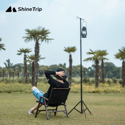 Núi vui vẻ cắm trại ngoài trời cột đèn ngựa tinh tế cộng với chân máy gia cố câu cá chiếu sáng đèn dầu hỏa hỗ trợ cột lưu trữ