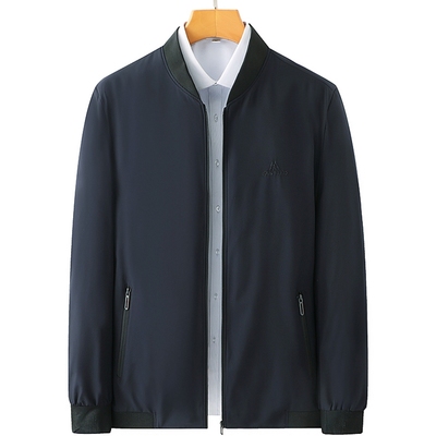 Dad áo khoác mùa xuân cho người đàn ông trung niên và cao tuổi mùa xuân và mùa thu mỏng áo khoác nam trung niên