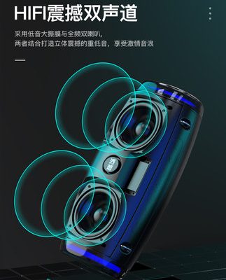 Sony Ericsson S31 Loa Bluetooth không dây 2022 New Douyin Net Red 20W Âm lượng lớn Ngoài trời Vuông nhỏ Di động Loa đôi Loa siêu trầm Âm thanh trên xe hơi Chất lượng cao