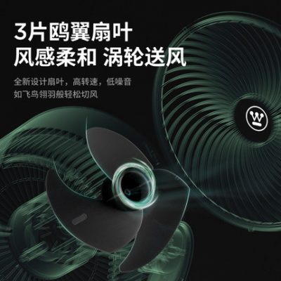 Quạt lưu thông không khí Westinghouse của Mỹ quạt DC từ trần đến sàn lắc đầu Quạt máy tính để bàn có tuabin thẳng đứng im lặng