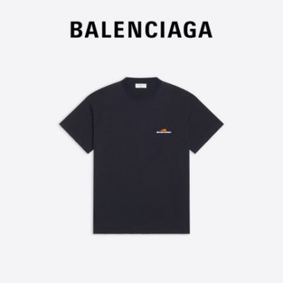 BALENCIAGA Balenciaga 22 mùa xuân mới LNY TIGER áo thun nữ cổ tròn giản dị
