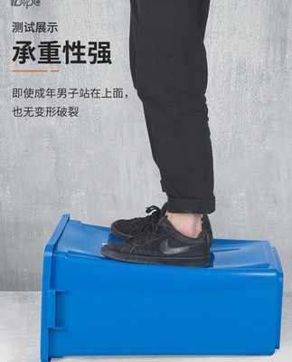 Thùng rác phân loại khe hình chữ nhật không có nắp thùng rác có công suất lớn phục vụ ăn uống thương mại nhà bếp ngoài trời văn phòng nhà