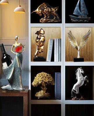 Tủ rượu trang trí văn phòng sáng tạo ánh sáng hiện đại sang trọng phụ kiện nhà phòng khách tủ tivi trang trí thủ công mỹ nghệ