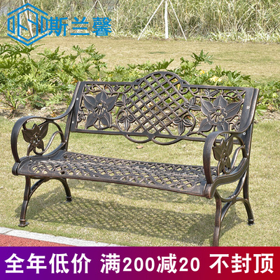 Ghế công viên Giải trí Ghế dài trong nhà và ngoài trời Bàn ghế bằng nhôm đúc Giải trí sân vườn Đồ nội thất ngoài trời Ghế đường phố Ghế hàng ghế