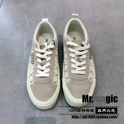 Peacebird nam giới 2022 mùa hè hoa bảng chữ cái retro giày vải thủy triều thương hiệu thời trang giày thường B2ZDC2107