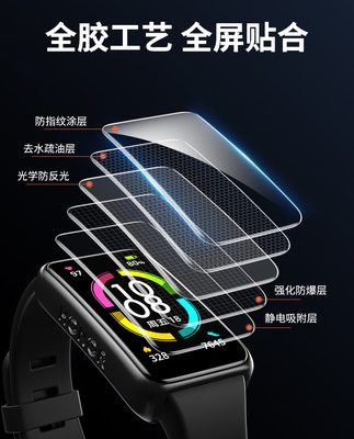 Thích hợp cho vòng đeo tay Honor 6 màng bảo vệ 5 Vòng đeo tay Huawei b6 film 4pro cường lực 5i đồng hồ ES thế hệ thứ sáu NFC năm 4e ngưng tụ nước b3 màn hình phiên bản thanh niên chạy a2 thể thao thông minh b19b29