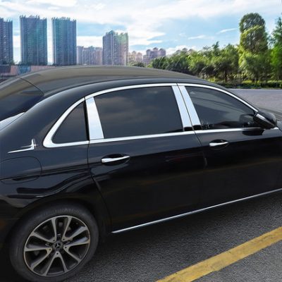 Mercedes-Benz mới E-Class E200LE260L cửa sổ xe ô tô đặc biệt cột trung tâm dải trang trí dải sáng phụ kiện sửa đổi E300L
