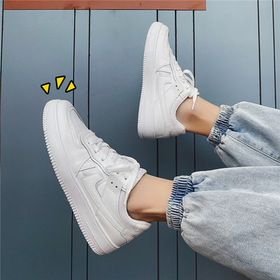 Giày hội đồng mùa hè của @ fangshaomen tất cả các kết hợp giày thể thao phối ren màu phù hợp với xu hướng giày trắng nhỏ thoáng khí và thoải mái thông thường