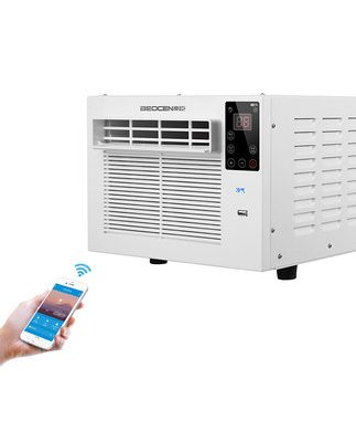 Cửa lưới chống muỗi điều hòa giường nhỏ điều hòa máy nén điện lạnh nhà tập thể cho thuê phòng trọ di động mini máy làm mát không khí nhỏ