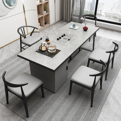 Bàn ghế sa lông kết hợp bàn trà hiện đại tối giản nhẹ nhàng sang trọng bàn trà kung fu văn phòng tại nhà bộ bàn trà tất cả trong một