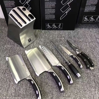Bộ dao Zwilling 7 món bằng thép không gỉ của Đức gia dụng Hộp quà Trung Quốc đồ dùng nhà bếp Bộ dao nhà bếp đa chức năng