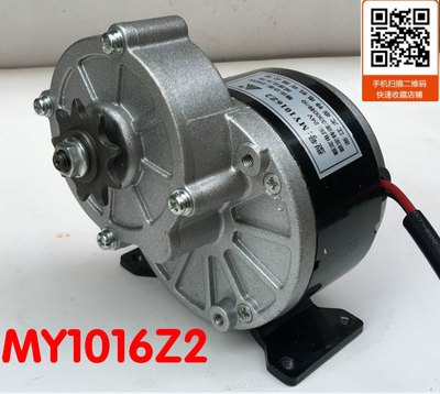 Nam châm vĩnh cửu Unet DC chổi than giảm tốc động cơ MY1016Z2-250W24V36V phụ kiện xe đạp điện