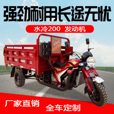 Xe mô tô ba bánh Zongshen Lifan vận chuyển hàng hóa nông nghiệp 175 200 250 300 bãi nhiên liệu làm mát bằng nước gió