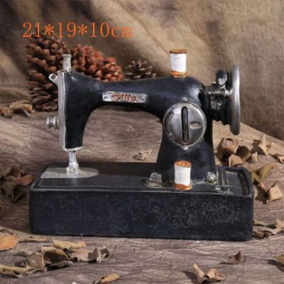 Máy khâu retro hoài cổ đồ vật cũ đồ trang trí nhà làm nghề thủ công cũ sáng tạo đồ trang trí phong cách Bắc Âu đồ trang trí mô hình quà tặng